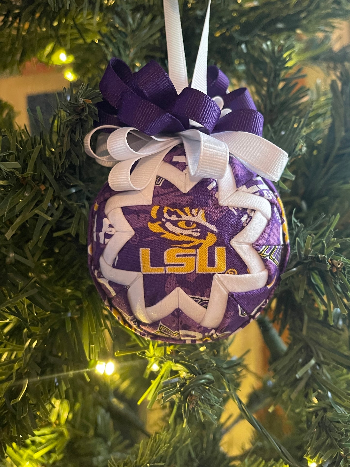 LSU Lousianna University team Christmas ornament gift
