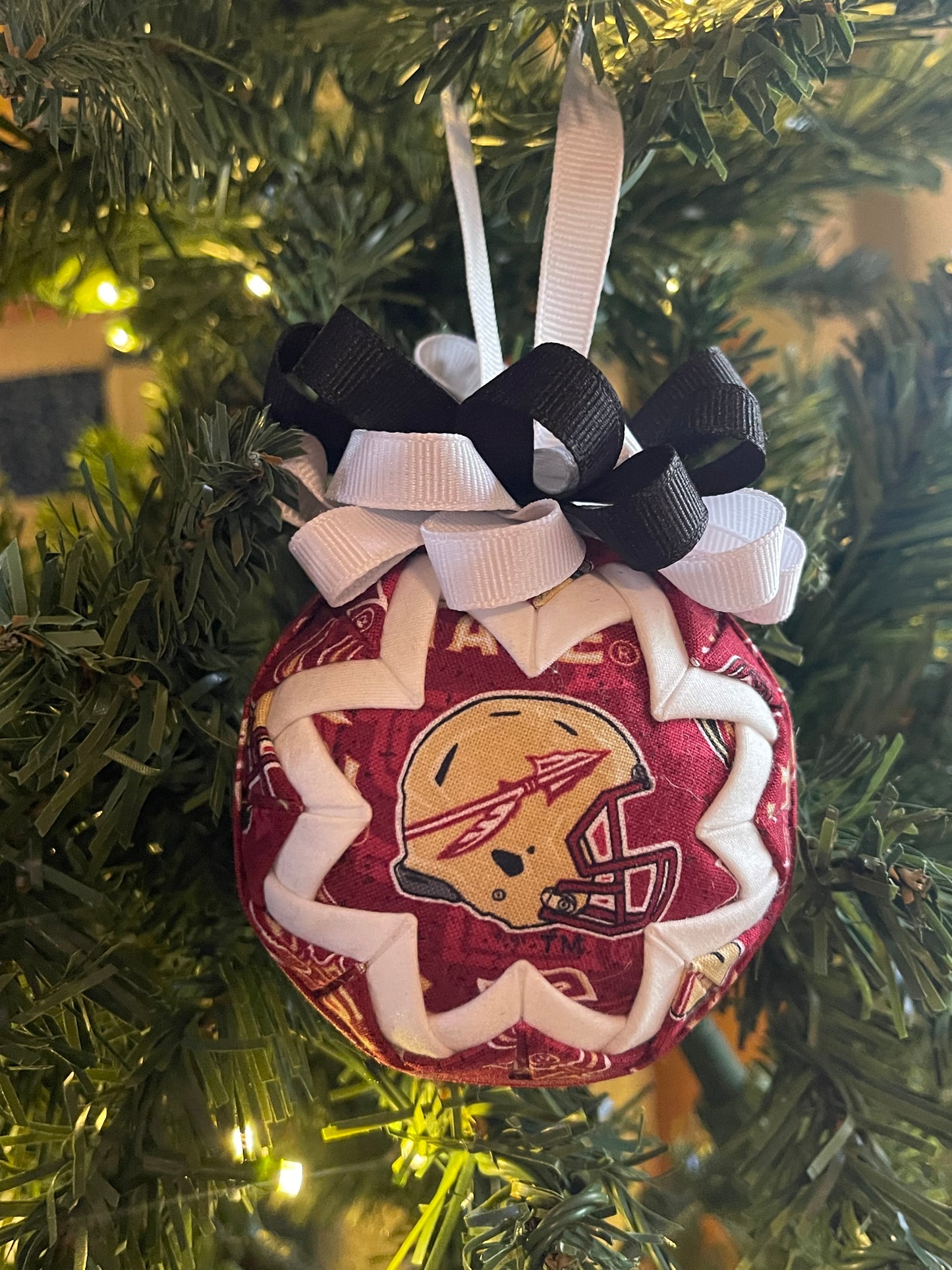 Florida Seminole University team Christmas ornament gift