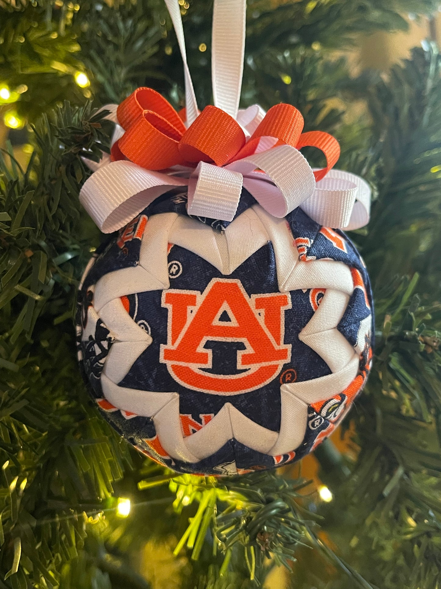 Auburn University war eagle team Christmas ornament gift